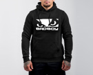 BAD BOY logo classic HOODIE - black